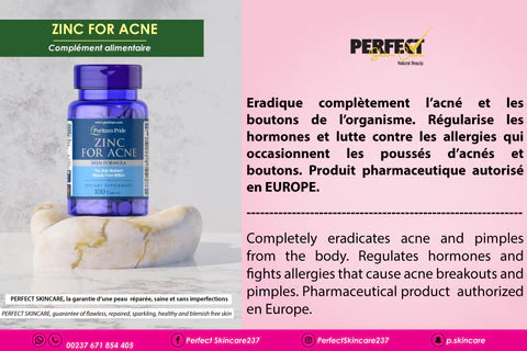 Zinc For Acné - Eradiquez Complètement l&