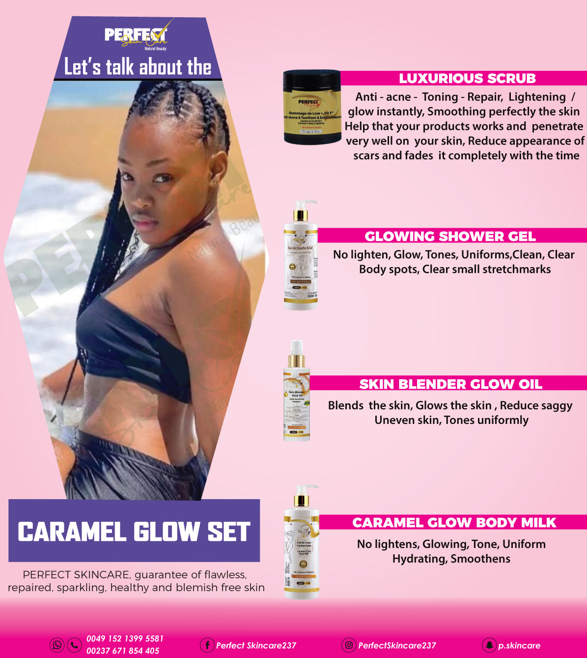 (Standardgröße) Caramel Radiance-Reihe – nicht aufhellend