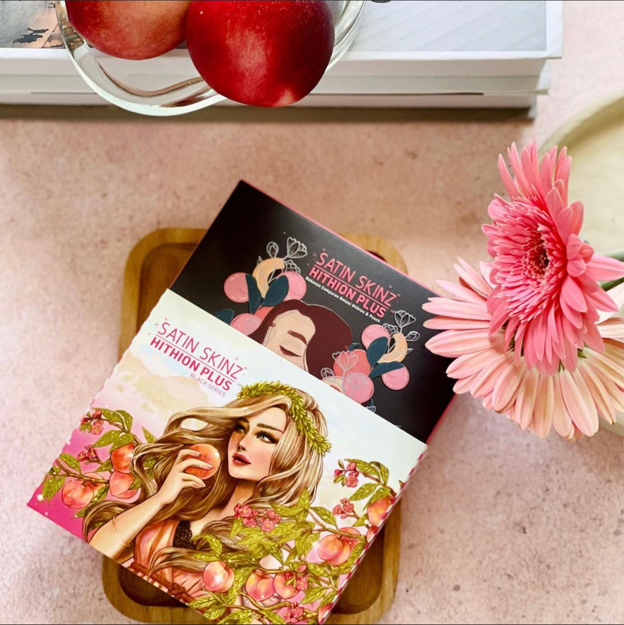 Satin Skinz HITHION PLUS - Meilleur Complement alimentaire pour Peaux Noires, Claires et Métissées