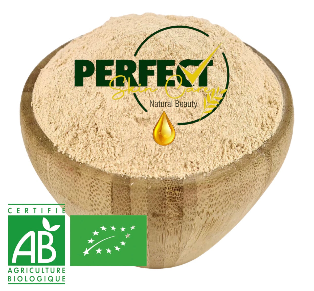 POUDRE Puissante et très active pour fesses (RAFFERMIR, GROSSIR, GALBE) / Butt & Hips Powder