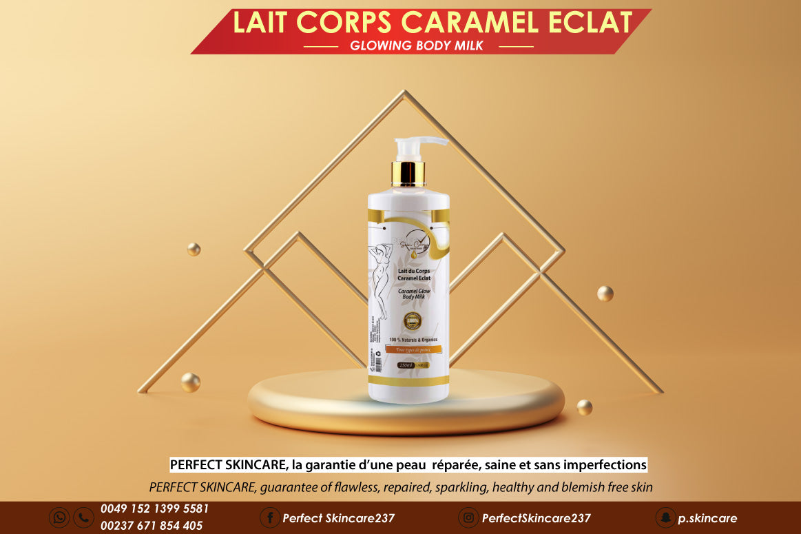 Lait Corporel teint Caramel (Grand Format) NON ECLAIRCISSANT Perfect Skincare