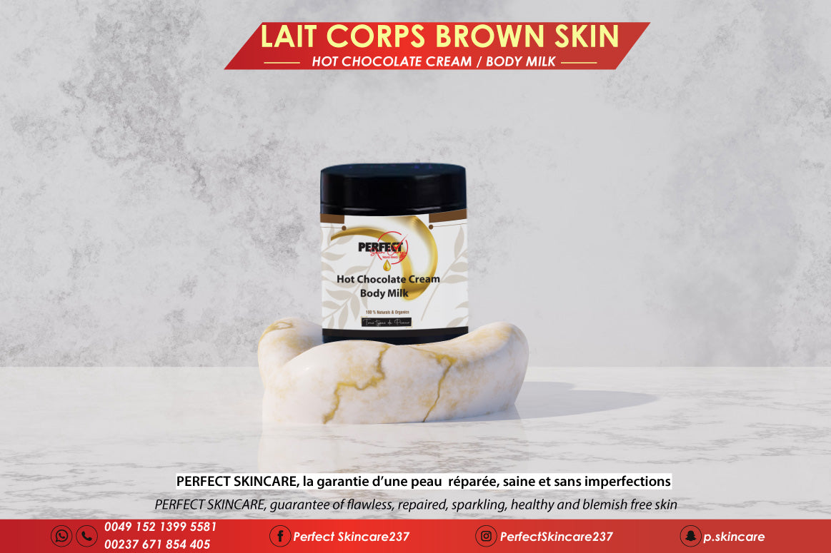 Lait Corps Hot Chocolate (Petit Format) - LIGHT BROWN SKIN - MARRON CLAIR