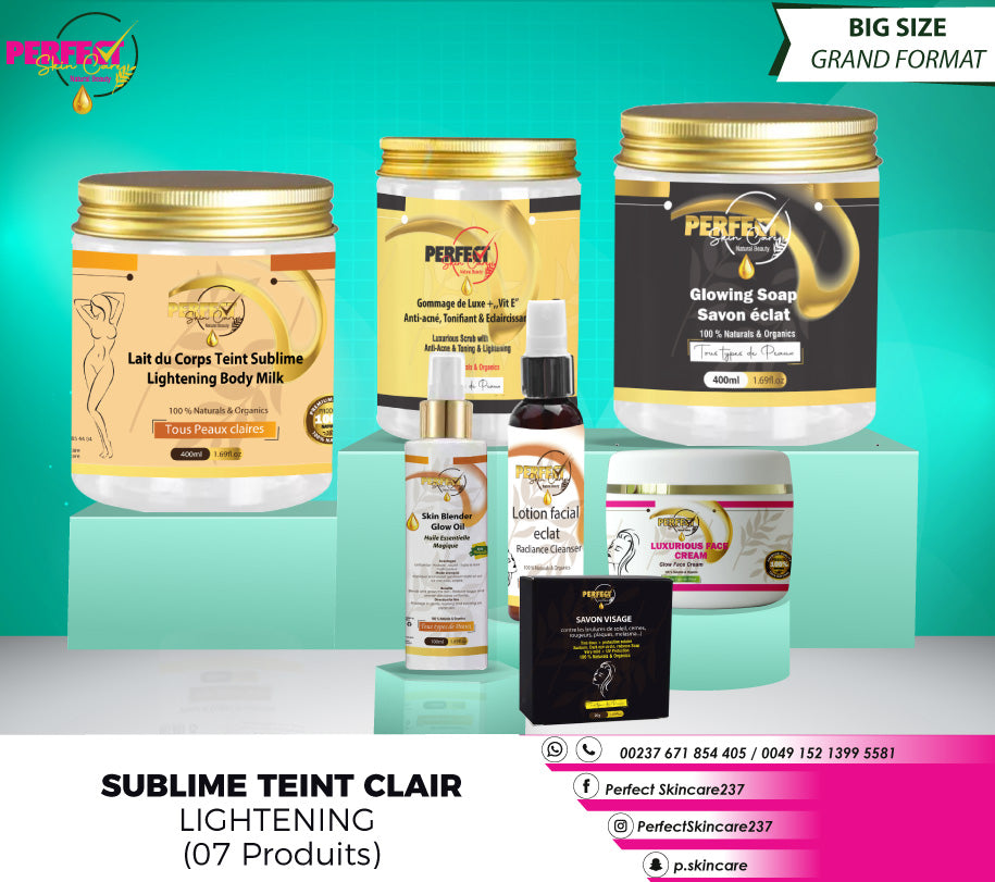 (GRAND FORMAT) Gamme Complete Sublime Teint Clair