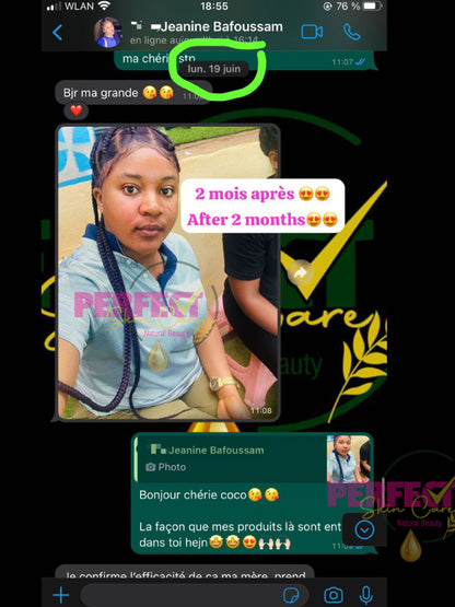 Retour: Gamme réparatrice et éclaircissante (vissage avec taches et boutons) + Kit Quintos