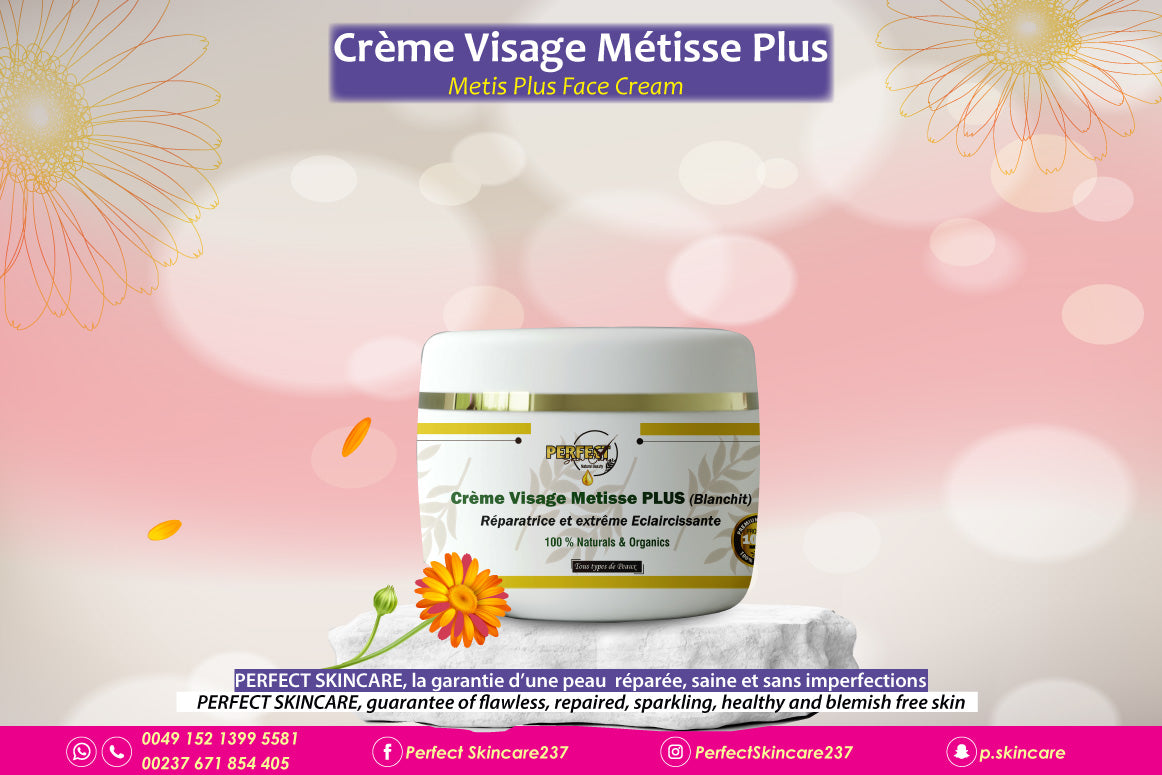 Creme Visage Teint Metisse PLUS - FORMULATION AVANCÉE - 10X ACTIVE