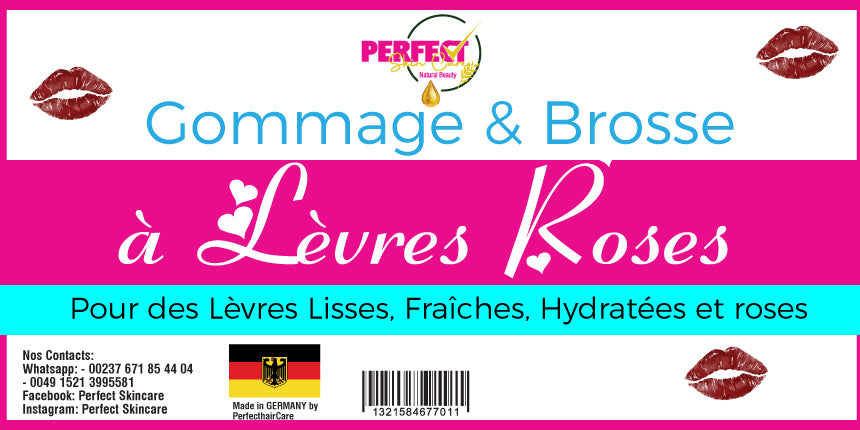 Gommage LÈVRES ROSES + Brosse a lèvres