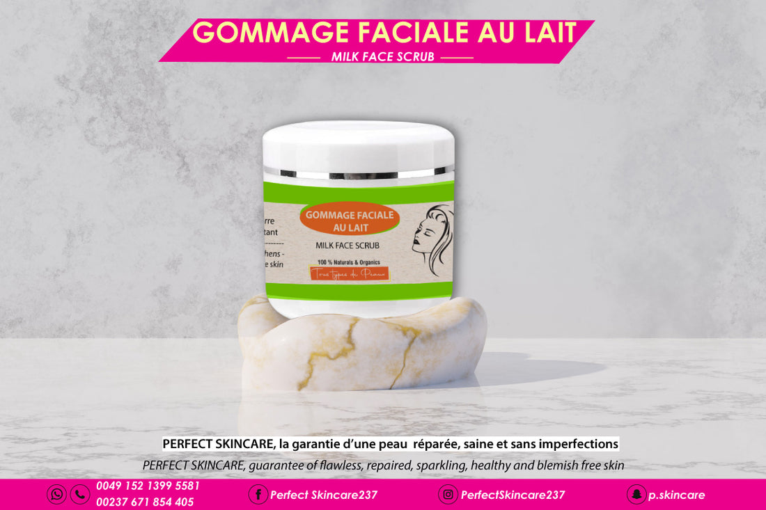 Gommage visage au Lait - Très Activ