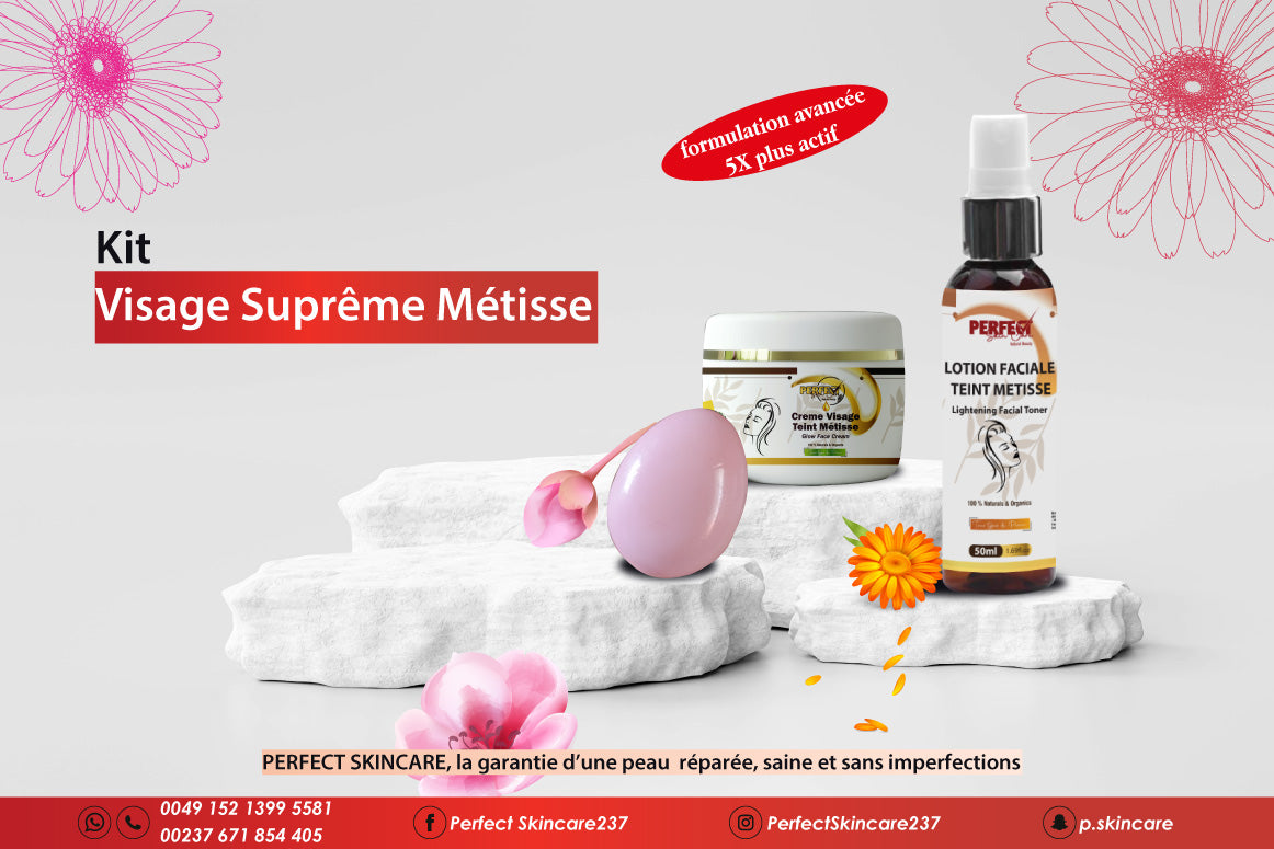 Kit visage Suprême/Metisse - FORMULATION AVANCÉE - 5X Active