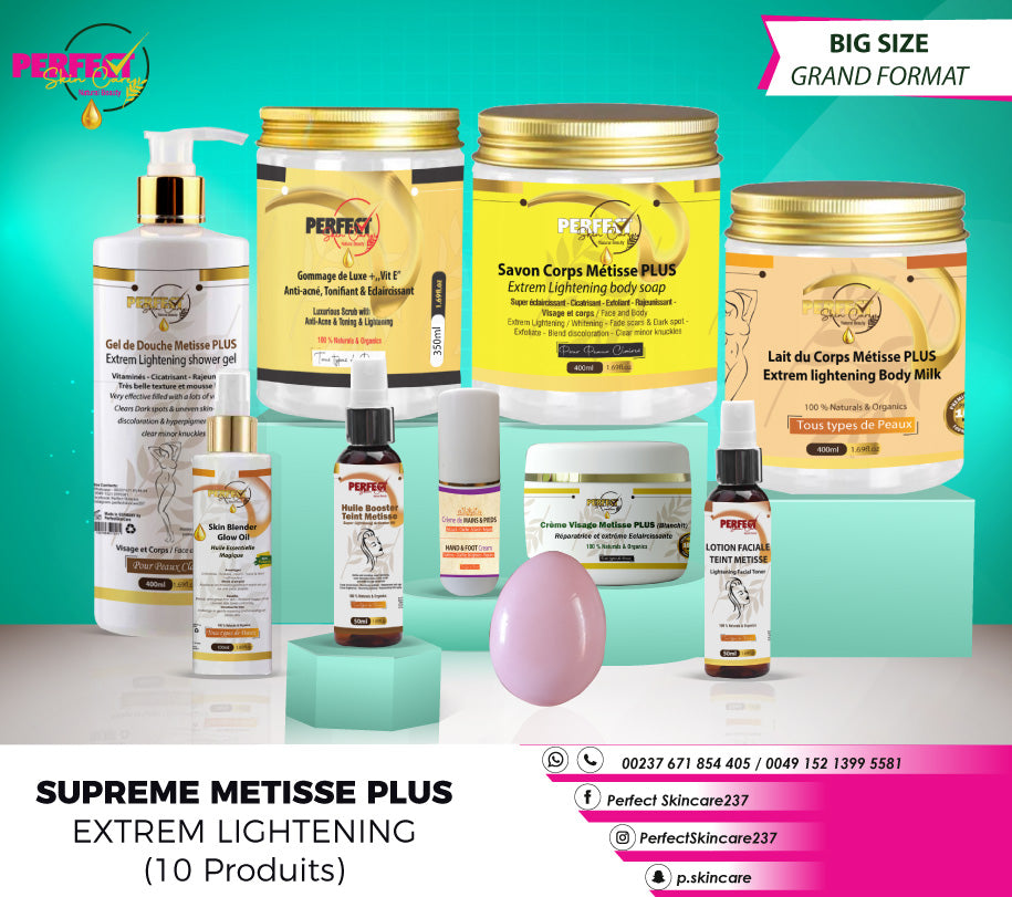 (GRAND FORMAT) Gamme Complete Suprême/Metisse PLUS - FORMULATION AVANCÉE - 10X ACTIVE