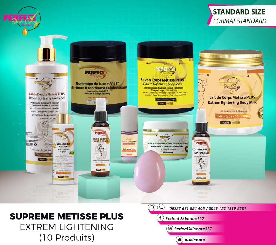 (FORMAT STANDARD) Gamme Complete Suprême/Metisse PLUS - FORMULATION AVANCÉE - 10X ACTIVE