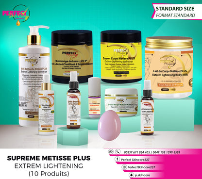 (FORMAT STANDARD) Gamme Complete Suprême/Metisse PLUS - FORMULATION AVANCÉE - 10X ACTIVE